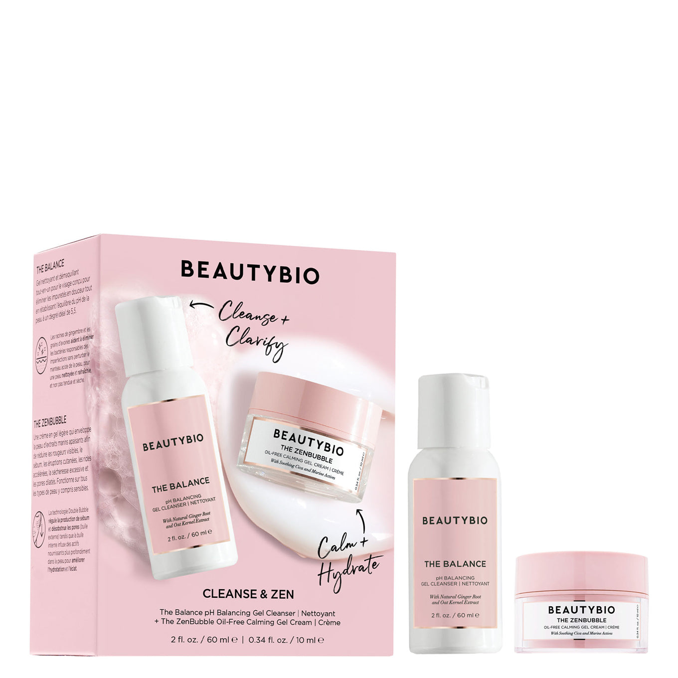 The Mini Cleanse & Zen Set Sets BeautyBio 